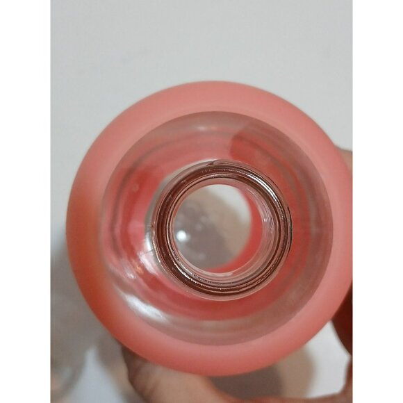 BKR Glass Water Bottle 16 oz W/ Hot Pink Silicone Sleeve Cover - Picture 9 of 11